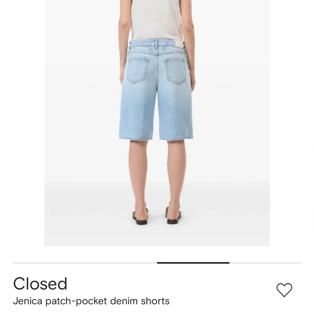 Closed long denim shorts